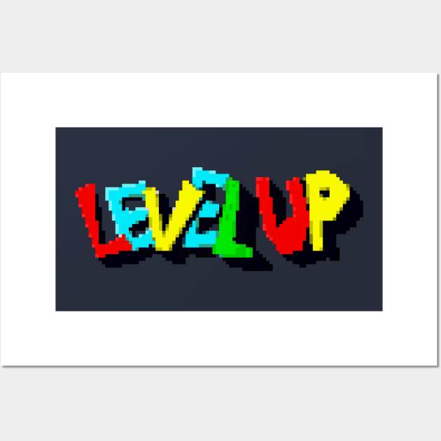 Level Up Wall Art by Nerd_art